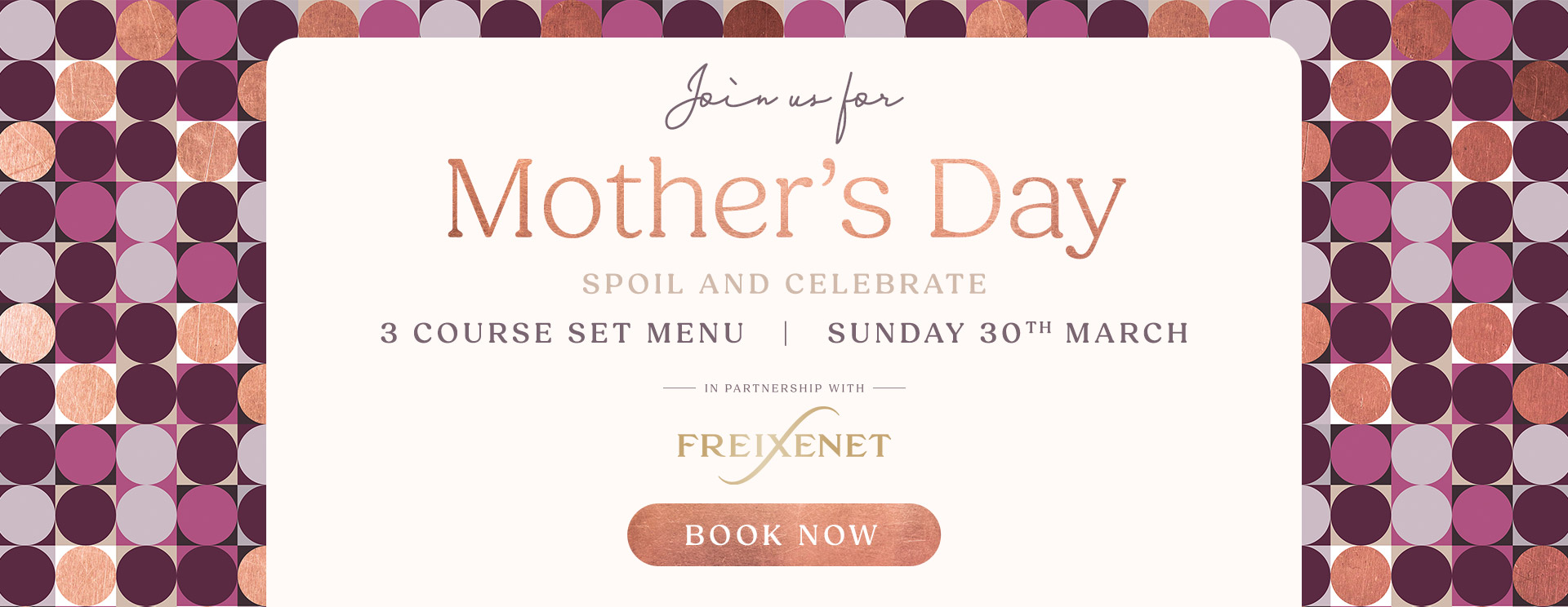 Mother’s Day menu/meal in Birmingham